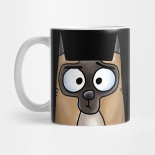 Concerned Cat Mug